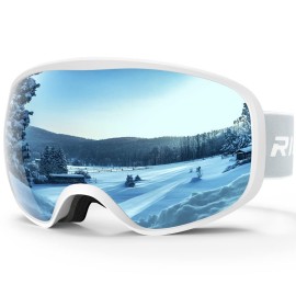 Rioroo Ski Goggles Snowboard Goggles For Men Women Adults Youth,Over Glasses Otg/100% Uv Protection/Anti-Fog/Wide Vision