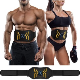 Newpine Abs Stimulator, Ab Machine, Abdominal Toning Belt Muscle Toner Fitness Training Gear Ab Trainer Equipment For Home Nny4