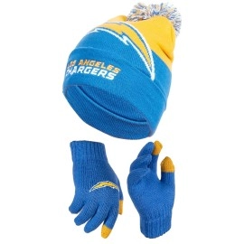 Ultra Game Standard Core Fan Hat Gloves Set, Team Color 2, One Size