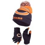 Ultra Game Standard Core Fan Hat Gloves Set, Team Color 2, One Size