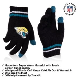 Ultra Game Standard Core Fan Hat Gloves Set, Team Color 1, One Size