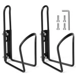 Ainiv Bike Water Bottle Holder, 2 Pack Lightweight Alloy Bicycle Bottle Cage, Bike Bottle Holder Bicycle Accessories With Screw Tool For All Types Of Bikes,Easy Installation Quickly Mount To Any Bik