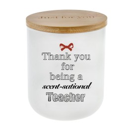 Lihome Teacher Christmas Gifts - Teacher Appreciation Gifts, Candles For Home Scented, Handmade Ceramic Jar 115Oz Natural Soy Wax(Lavender)