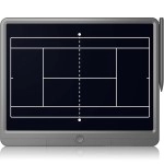 Tugau Tennis Tactic Board 15 Inch,Tennis Coaching Electronic Practice Board, Portable Erasable Pro Strategy Board For Training Teaching Competition Command,Tactical Drawing Tablet Coach Gift