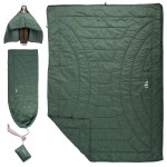 Iclimb 3M Thinsulate Insulation Warm Camping Blanket Ultralight Compact (Green)