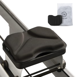 Rowing Machine Seat cushion compatible with concept 2 Rowing Machine- Row Machine Rower Pad compatible with concept 2 Rower, Hydrow Rower, concept2 Rowerg - gel Seat Pad Rowing Machine Accessories