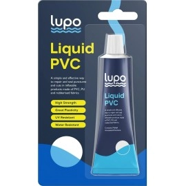Lupo Heavy Duty Liquid Vinyl Repair Patch Vinyl Repair Adhesive Sealant For Inflatable Kayaks, Canoes, Boats, Air Beds, Tents, Swimming Pools & Hot Tubs (1 Fl Oz)