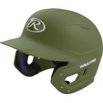 Rawlings Mach Batting Helmet Matte Military Green Junior (6 38 - 7 18)