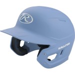 Rawlings Mach Batting Helmet Matte Carolina Blue Senior (6 78 - 7 58)