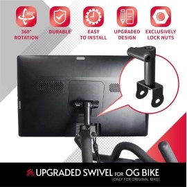 Crostice Swivel Arm Compatible with Peloton Bike,(Upgraded Modles) Pivot for Off-Bike Workout, 360