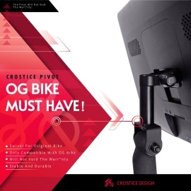 Crostice Swivel Arm Compatible with Peloton Bike,(Upgraded Modles) Pivot for Off-Bike Workout, 360