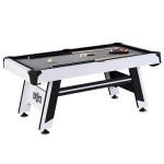 Hall Of Games 6 Arcade Drop Pocket Table With Pool Ball And Cue Stick Set