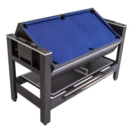 Atomic 54 4-In-1 Multi-Game Swivel Table, Blue (G05000Fe)