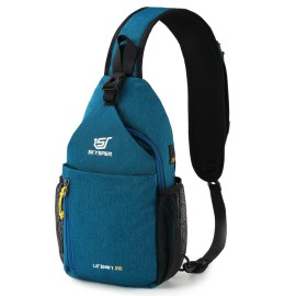 Skysper Sling Bag Crossbody Backpack - Chest Shoulder Cross Body Bag Travel Hiking Casual Daypack For Women Men(Blue)