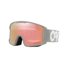 Oakley Line Miner L Oo7070 Matte Greyprizm Rose Gold Ski Goggles For Men For Women + Bundle With Designer Iwear Eyewear Kit