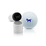 Swvl Sports Golf Ball Stamp Marker Multiple Designs Faces, Emojis Icons & More (Dog)