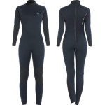 Dark Lightning Full Body Wetsuit Women, 3/2Mm Wet Suit Womens Diving Surfing Snorkeling Kayaking Water Sports (M2, Women - Nw - Black-3/2Mm)