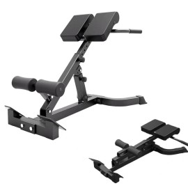 Commax Hyperextension Roman Chair Back Extension Bench Foldable Fitness Machine For Home Gym Adjustable Waist Abdominal Back Trainer
