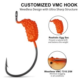 Truscend Tpe Material Fishing Lures For Freshwater, Durable Crayfish Lures With Vmc Hook Weedless Guard Design, Lifelike Actions With Excellent Mobility Fishing Baits Jigs, Swimbaits For Bass Trout