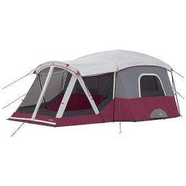 Core 11 Person Family Cabin Tent With Screen Room Large Multiple Room Tent With Storage Pockets For Camping Accessories Portable Huge Tent With Carry Bag For Outdoor Or Backyard Camping