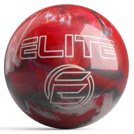 Elite Pre-Drilled Star Bowling Balls (Small Drilling, 10 Lbs, Redblackwhite)
