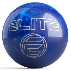Elite Pre-Drilled Star Bowling Balls (Extra Large Drilling, 15 Lbs, Blue Pearl)
