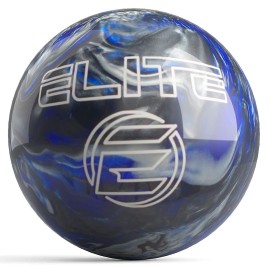 Elite Pre-Drilled Star Bowling Balls (Medium Drilling, 14 Lbs, Blueblacksilver)
