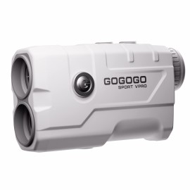 Gogogo Sport Vpro Golf Rangefinder 900 Yards Slope Laser Range Finder With Pinsensor & Flag-Lock, 6X Magnification, Pulse Tech (900 Yard With Slope Switch & Inside Magnet)
