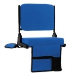 Jst Gamez Stadium Seat For Bleachers With Back Support Bleacher Seat Stadium Seating For Bleachers Stadium Chair Includes Shoulder Straps Carry Handle And Cup Holder Choose Your Style
