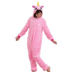 Doctor Unicorn Soft Unicorn Hooded Bathrobe Sleepwear - Unicorn Gifts For Girls (Pink Star Unicorn Pjs, 5-6 Years)