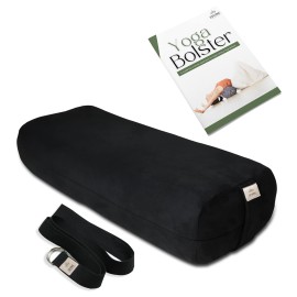 2Living Yoga Set Includes - Yoga Bolster (Yoga Pillow), Yoga Strap, And E-Book