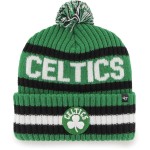 '47 NBA Unisex-Adult Primary Logo Bering Cuffed Knit Pom Beanie Hat (Boston Celtics)