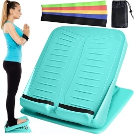 Slant Board Adjustable, Slant Board Calf Stretching, Calf Stretcher For Stretch Tight Calves Plantar Fasciitis Squats Wedge, Ankle Foot Incline Board For Leg Exercise Strength Training Office Footrest