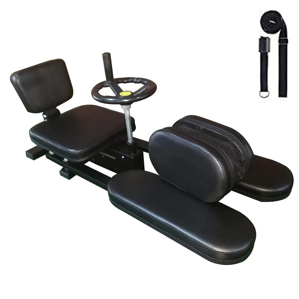 Kupoge Pro Leg Stretcher,Adjustable Leg Extension Machine,Pu Cushion Inner Thigh Exercise Equipment,180 Degrees Leg Press Machine