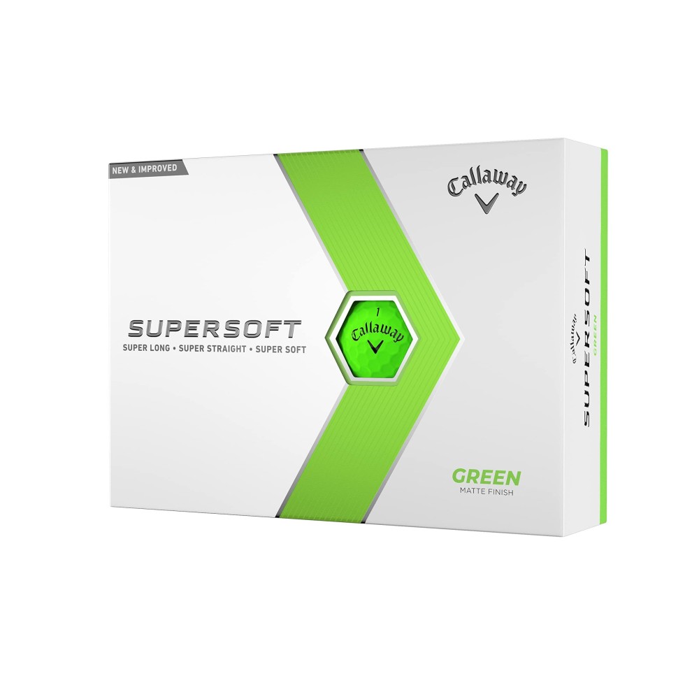 Callaway Golf Supersoft Golf Balls (2023 Version, Green)