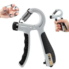 Hand grip forearm strength Hand grip strength can be adjusted between 5kg-60kg, with finger stretchers, adjustable strength, can record the amount of grip strength