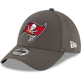 New Era Nfl Team Classic 39Thirty Stretch Flex Fit Hat Cap (As1, Alpha, S, M, Tampa Bay Buccaneers Pewter, Medium/Large)