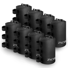 Zncmrr Canopy Water Weight Bag,176 Lbs Water Tent Weights Set Of 8 Leg Weights For Pop Up Canopy, Tent, Gazebo, Black