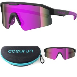 Eazyrun Polarized Sports Sunglasses For Men Women, Kato Shield Sunglasses For Cycling Running Mtb Baseball Ski Beach Volleyball