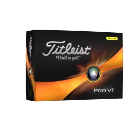 Titleist Pro V1 Golf Balls, Yellow, One Dozen