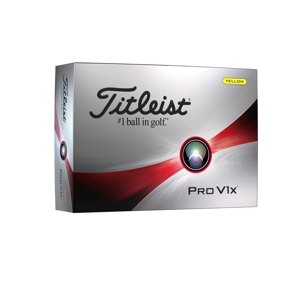 Titleist Pro V1X One Dozen Yellow Golf Balls