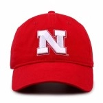 The Game Nebraska Cornhuskers Hat For Men And Women - Adjustable Relaxed Fit With Embroidered Logo (Nebraska Cornhuskers - Red, Adult Adjustable)