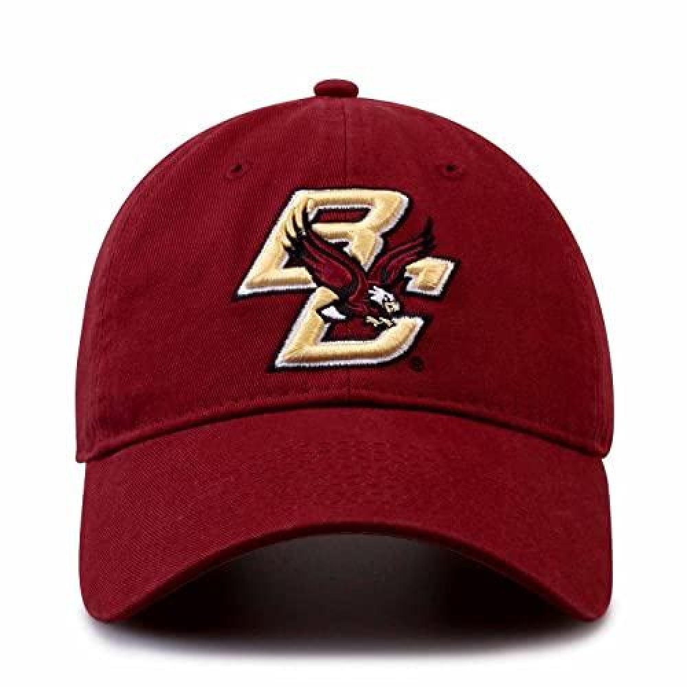 The Game Boston College Eagles Hat For Men And Women - Adjustable Relaxed Fit With Embroidered Logo (Boston College Eagles - Red, Adult Adjustable)