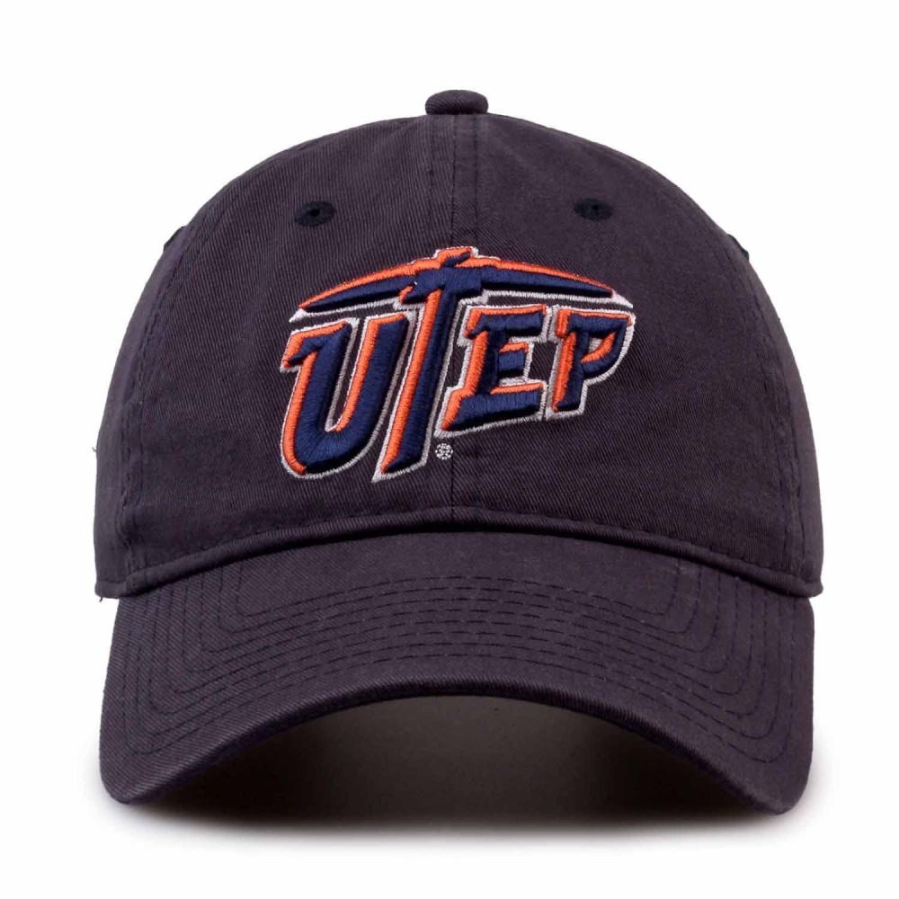 The Game Utep Miners Hat For Men And Women - Adjustable Relaxed Fit With Embroidered Logo (Utep Miners - Blue, Adult Adjustable)