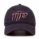 The Game Utep Miners Hat For Men And Women - Adjustable Relaxed Fit With Embroidered Logo (Utep Miners - Blue, Adult Adjustable)