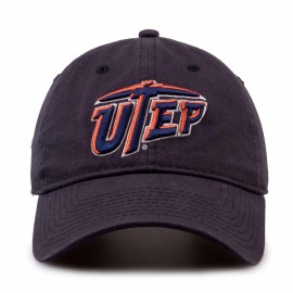 The Game Utep Miners Hat For Men And Women - Adjustable Relaxed Fit With Embroidered Logo (Utep Miners - Blue, Adult Adjustable)