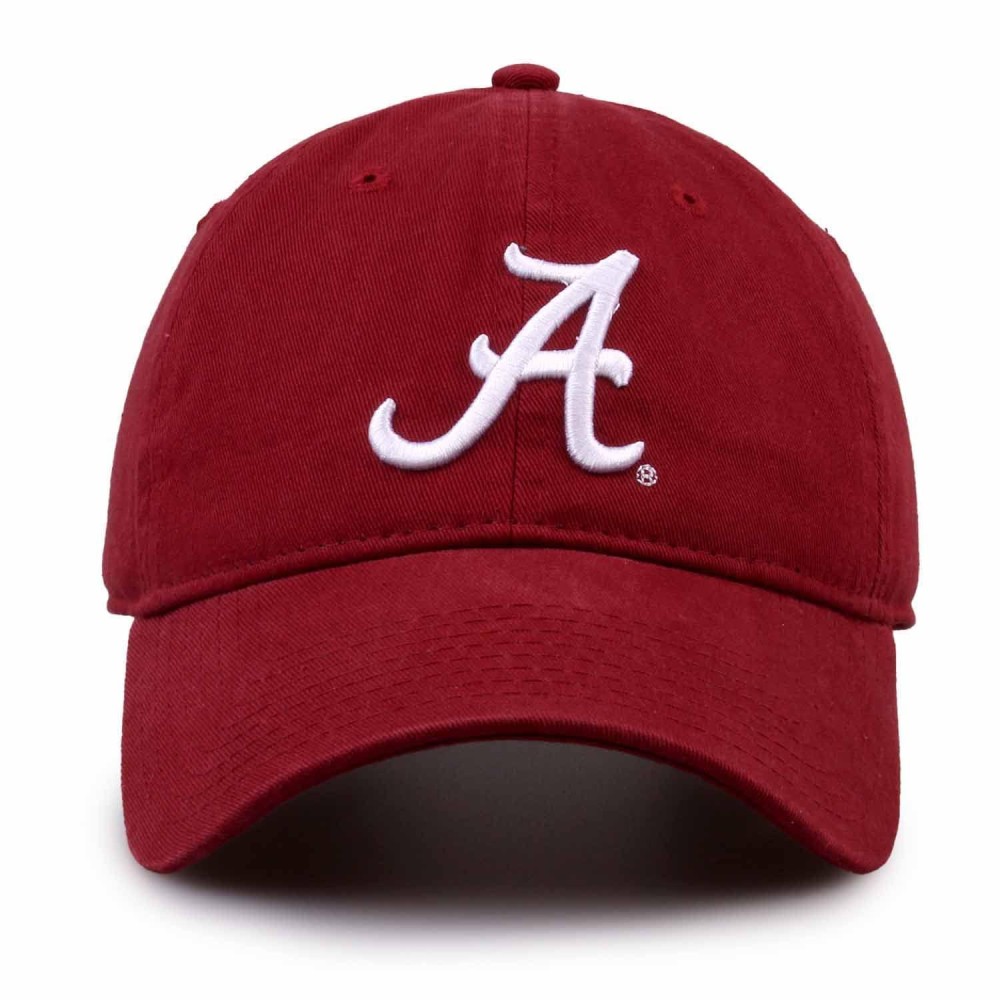 Alabama Crimson Tide Hat For Men And Women - Adjustable Relaxed Fit With Embroidered Logo (Alabama Crimson Tide - Red, Adult Adjustable)