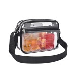 May Tree Clear Crossbody Bag Stadium Approved Clear Messenger Bag Suitable For Work, Travel, Concert And Sport Event