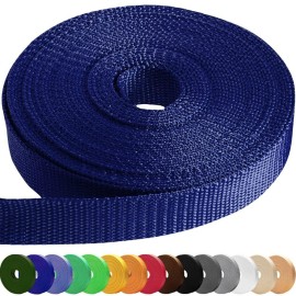Teceum 2 Inch Webbing - Royal Blue - 10 Yards - 2 Heavy-Duty Wide Webbing For Climbing Outdoors Indoors Crafting Diy Nw