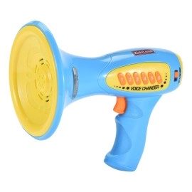 Kidzlane Voice Changer For Kids Kids Megaphone For Kids Function, Led Lights, And 5 Different Sound Effects Kids Voice Changer Toy For Kids, Girls, Boys, Teens Age 5 Years And Up Blue